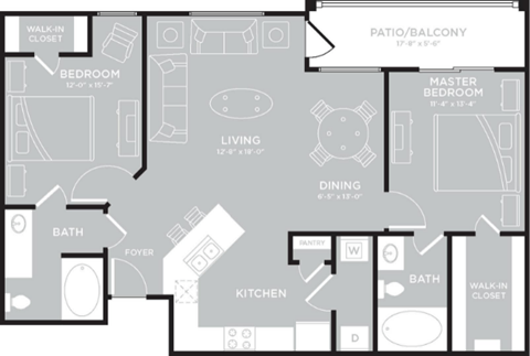 MOP B3  floor plan at Villages of Magnolia, Magnolia